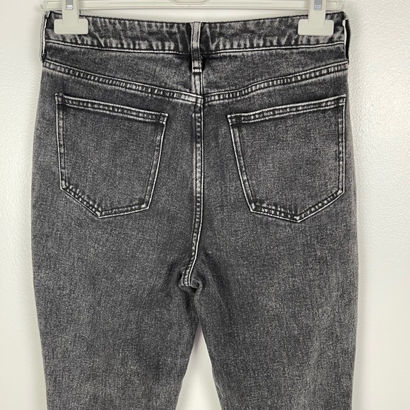 PACSUN Black Acid Wash Mom jean Hi-Rise Ankle Denim Women Size 28 - Picture 4 of 12